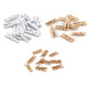 Spinacze drewniane 4x25 mm - Naturalny jasny (10 Sztuki) Spinacze drewniane 4x25 mm - Naturalny jasny (10 Sztuki)