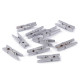 Spinacze drewniane 4x25 mm - Naturalny jasny (10 Sztuki) Spinacze drewniane 4x25 mm - Naturalny jasny (10 Sztuki)