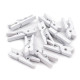 Spinacze drewniane 4x25 mm - Naturalny jasny (10 Sztuki) Spinacze drewniane 4x25 mm - Naturalny jasny (10 Sztuki)