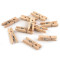 Holzklammer 4 x 25 mm - Natürlich hell (10 Stücke)