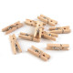 Spinacze drewniane 4x25 mm - Naturalny jasny (10 Sztuki) Spinacze drewniane 4x25 mm - Naturalny jasny (10 Sztuki)