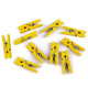 Spinacze drewniane 4x25 mm - Naturalny jasny (10 Sztuki) Spinacze drewniane 4x25 mm - Naturalny jasny (10 Sztuki)