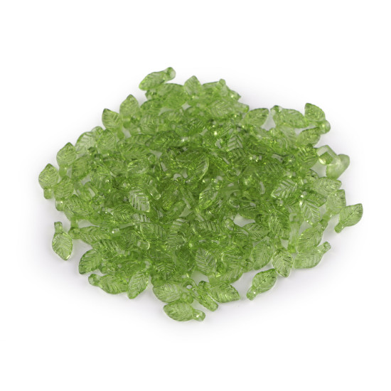 Koraliki plastikowe listki transparentne mix 5x10 mm - Mix (100 Gramy) Koraliki plastikowe listki transparentne mix 5x10 mm - Mix (100 Gramy)