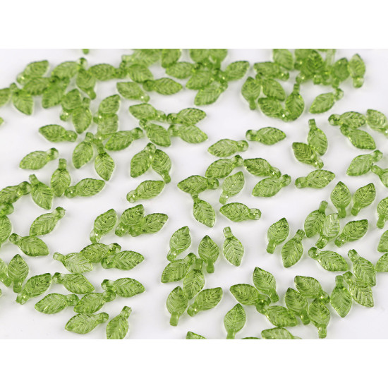 Koraliki plastikowe listki transparentne mix 5x10 mm - Mix (100 Gramy) Koraliki plastikowe listki transparentne mix 5x10 mm - Mix (100 Gramy)