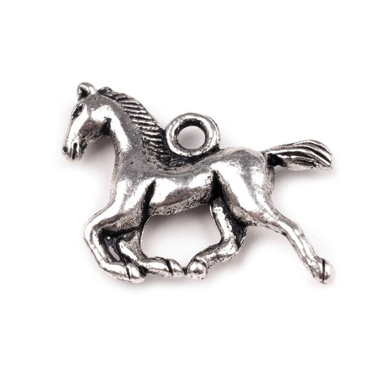 Anhänger metall pferd 15x18 mm - Platine (5 Stücke) Anhänger metall pferd 15x18 mm - Platine (5 Stücke)