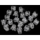 Haarklammer klein 10x13 mm transparent - Transparent (20 Stücke) Haarklammer klein 10x13 mm transparent - Transparent (20 Stücke)