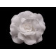 Broszka / spinka ø6 cm róża - White (12 Sztuki) Broszka / spinka ø6 cm róża - White (12 Sztuki)