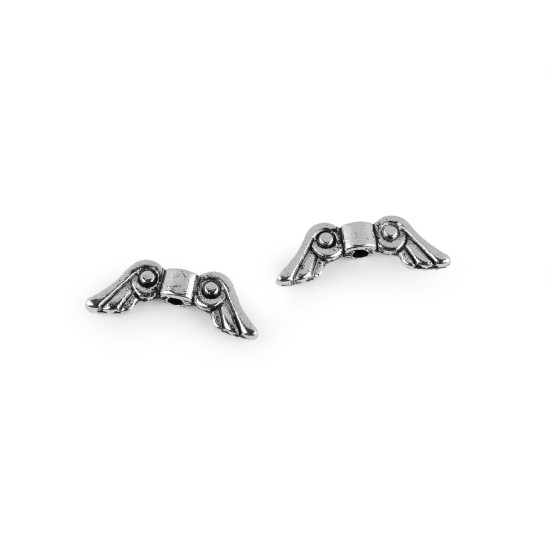 Distanțier bijuterii, model aripi - Platinum (10 Bucăți) Distanțier bijuterii, model aripi - Platinum (10 Bucăți)