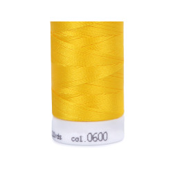 Cérna poly sheen mettler 200 m - Sárga (1 Darab)