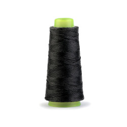 Ață cerată poliester - Negru (1 Bucată)