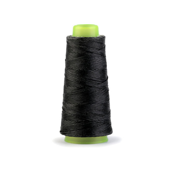 Ață cerată poliester - Negru (3 Bucăți) Ață cerată poliester - Negru (3 Bucăți)