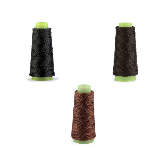 Ață cerată poliester - Negru (3 Bucăți) Ață cerată poliester - Negru (3 Bucăți)