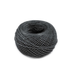 100% linen / flax thread 50 m plastic jar - Gray (1 Piece)