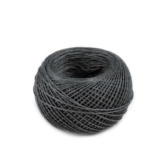 100% linen / flax thread 50 m plastic jar - Gray (10 Pieces) 100% linen / flax thread 50 m plastic jar - Gray (10 Pieces)