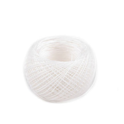 100% linen / flax thread 50 m plastic jar - White natural (1 Piece)