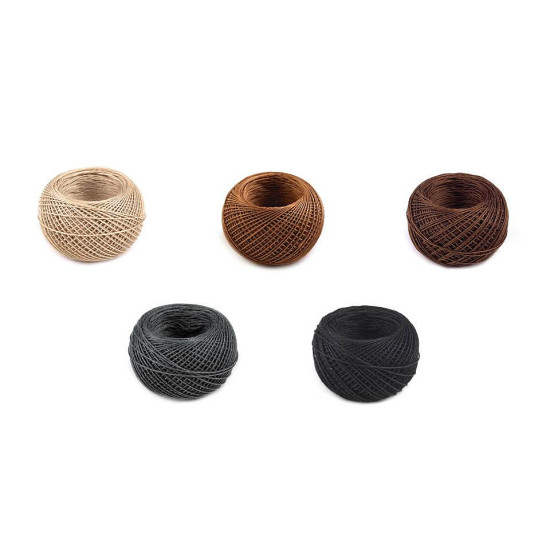 100% linen / flax thread 50 m plastic jar - Gray (10 Pieces) 100% linen / flax thread 50 m plastic jar - Gray (10 Pieces)
