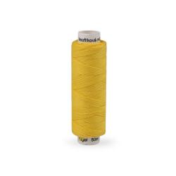 Hilo de botón de lino 50 m - Amarillo (1 Pieza)