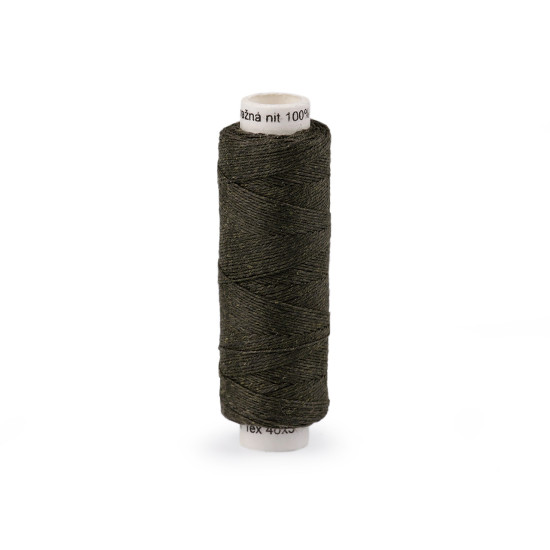 Hilo de botón de lino 50 m - Beige (1 Pieza) Hilo de botón de lino 50 m - Beige (1 Pieza)