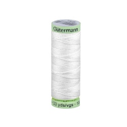 Fili di poliestere, gütermann jeans, rotolo da 30m - Bianco (1 Pezzo)