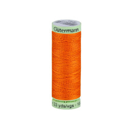 Fili di poliestere, gütermann jeans, rotolo da 30m - Arancione (1 Pezzo)