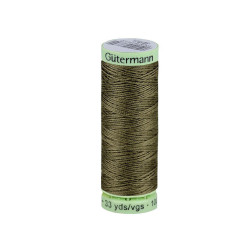 Nici poliestrowe gütermann jeans nawój 30 m - Khaki (1 Sztuka)