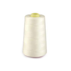 Nici poliestrowe do overlocka i klasycznego szycia nawój  5000 yards pes 40/2 - Antique white (1 Sztuka)