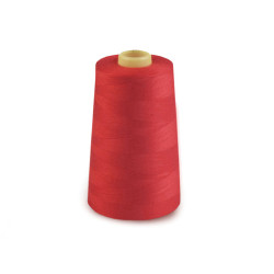 Nici poliestrowe do overlocka i klasycznego szycia nawój  5000 yards pes 40/2 - High risk red (1 Sztuka)