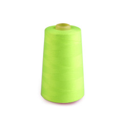 Nici poliestrowe do overlocka i klasycznego szycia nawój  5000 yards pes 40/2 - Lime punch (1 Sztuka)