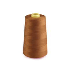 Nici poliestrowe do overlocka i klasycznego szycia nawój  5000 yards pes 40/2 - Honey mustard (1 Sztuka)