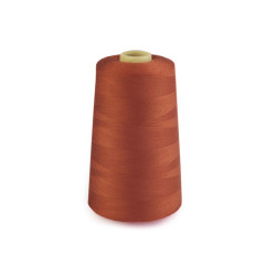 Nici poliestrowe do overlocka i klasycznego szycia nawój  5000 yards pes 40/2 - Burnt orange (1 Sztuka)
