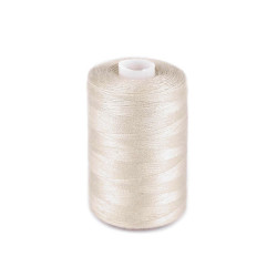 Fil à coudre en polyester ntf 40/2, 1000 m - Écru lumineux (1 Pièce)