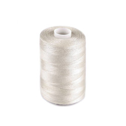 Fil à coudre en polyester ntf 40/2, 1000 m - Ecru (1 Pièce)