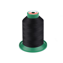 Hilo de poliéster synton 30, firme, 900 m - Negro (1 Pieza)