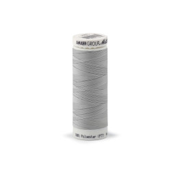 Polyester elastic threads seraflex mettler 130 m - Very light grey (10 Pieces)