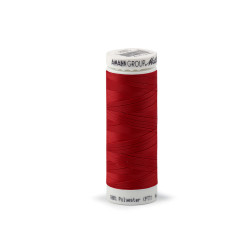 Polyester elastic threads seraflex mettler 130 m - Red (10 Pieces)
