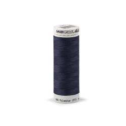 Polyester elastic threads seraflex mettler 130 m - Blue dark (10 Pieces)