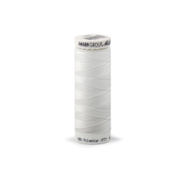Polyester elastic threads seraflex mettler 130 m - Off white (10 Pieces)