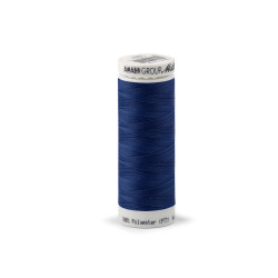 Polyester elastic threads seraflex mettler 130 m - Cobalt blue (10 Pieces)