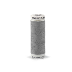 Polyester elastic threads seraflex mettler 130 m - Lightgrey (10 Pieces)
