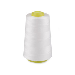 Nici poliestrowe do overlocka i klasycznego szycia nawój 3000 yards pes 40s/2 - White (1 Sztuka)