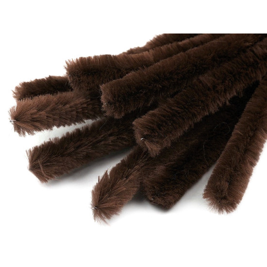 Druciki kreatywne puszyste wyciory ø15 mm długość 30 cm - Czerwony (50 Sztuki) Druciki kreatywne puszyste wyciory ø15 mm długość 30 cm - Czerwony (50 Sztuki)
