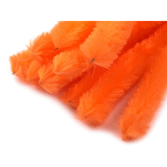 Druciki kreatywne puszyste wyciory ø15 mm długość 30 cm - Czerwony (50 Sztuki) Druciki kreatywne puszyste wyciory ø15 mm długość 30 cm - Czerwony (50 Sztuki)