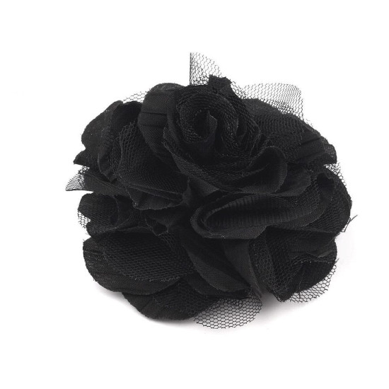 Brosche / verzierung rose ø9 cm - Weiß (1 Stück) Brosche / verzierung rose ø9 cm - Weiß (1 Stück)