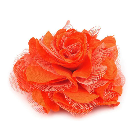 Brosche / verzierung rose ø9 cm - Weiß (1 Stück) Brosche / verzierung rose ø9 cm - Weiß (1 Stück)