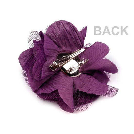 Brosche / verzierung rose ø9 cm - Weiß (1 Stück) Brosche / verzierung rose ø9 cm - Weiß (1 Stück)