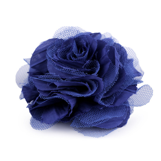Brosche / verzierung rose ø9 cm - Weiß (1 Stück) Brosche / verzierung rose ø9 cm - Weiß (1 Stück)
