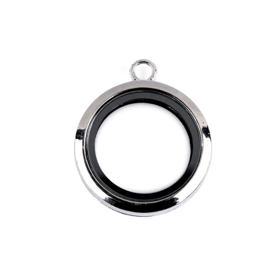 Medalion otwierany na magnes 30mm - Platyna (3 Sztuki) Medalion otwierany na magnes 30mm - Platyna (3 Sztuki)