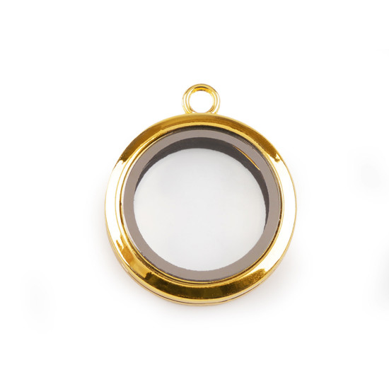 Medalion otwierany na magnes 30mm - Platyna (3 Sztuki) Medalion otwierany na magnes 30mm - Platyna (3 Sztuki)