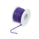 Rhinestone chain trim width 2.4 mm - Crystal (9 Meters) Rhinestone chain trim width 2.4 mm - Crystal (9 Meters)