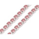 Rhinestone chain trim width 2.4 mm - Crystal (9 Meters) Rhinestone chain trim width 2.4 mm - Crystal (9 Meters)
